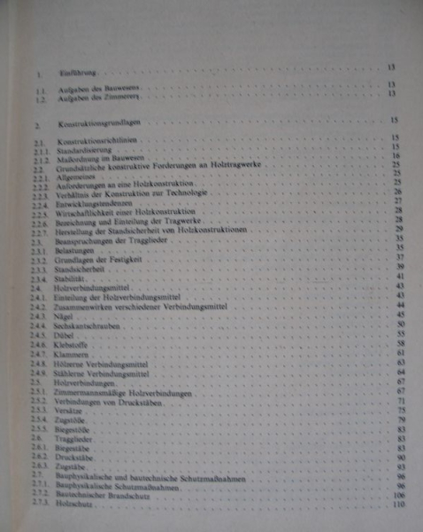 Zimmererarbeiten, Lehrbuch Zimmerer, Zimmermann, DDR 1981