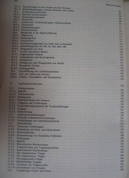 Zimmererarbeiten, Lehrbuch Zimmerer, Zimmermann, DDR 1981