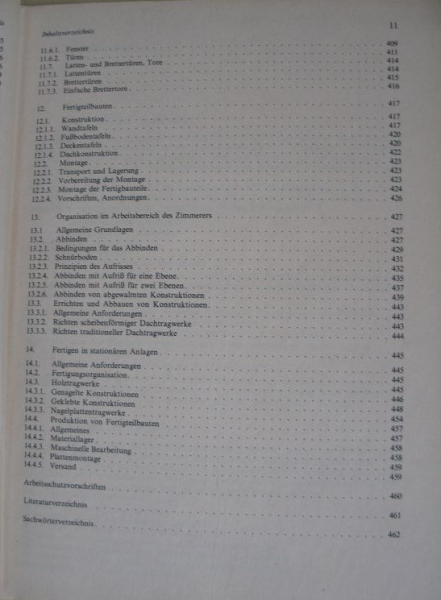 Zimmererarbeiten, Lehrbuch Zimmerer, Zimmermann, DDR 1981