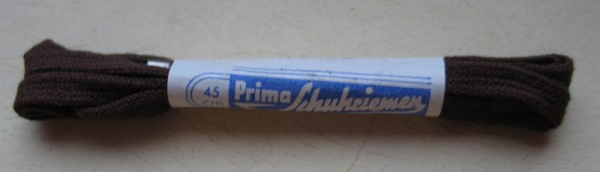 Schnürsenkel, Prima Schuhriemen, DDR um 1960, braun, #11