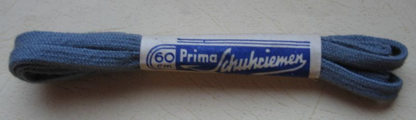 Schnürsenkel, Prima Schuhriemen, DDR um 1960, grau, #10