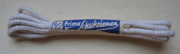Schnürsenkel, Prima Schuhriemen, DDR um 1960, weiß, #7