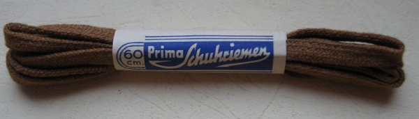 Schnürsenkel, Prima Schuhriemen, DDR um 1960, braun, #4