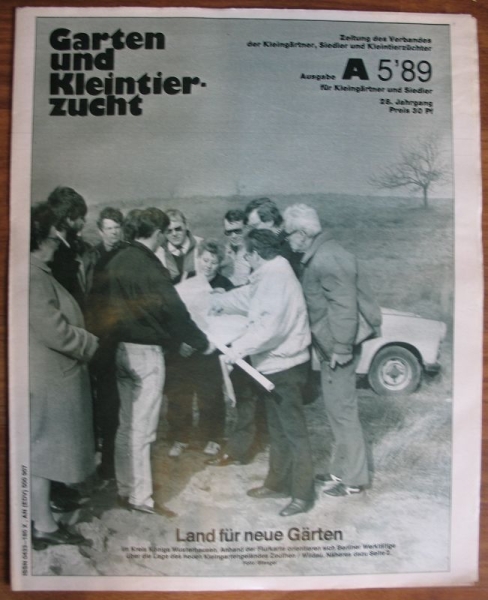 5/ 1989, Kleingärten Zeuthen, Wildau, Grete Klinge Schkeuditz, Ronald Grimm Meerane