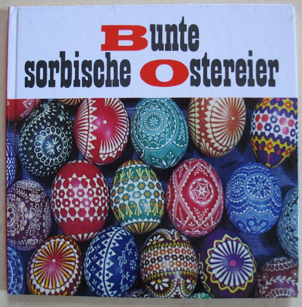 Bunte sorbische Ostereier, DDR 1969