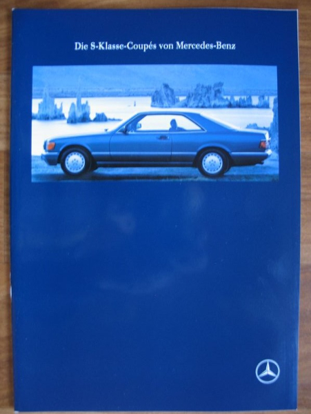 Mercedes Benz S-Klasse-Coupes, Prospekt um 1990, #311