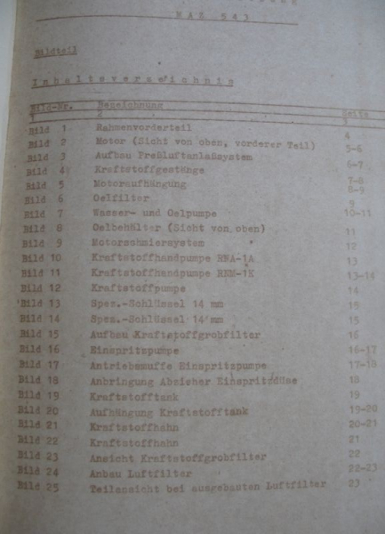 Anleitung, Unterlagen MAZ 543, MAZ-543, МАЗ-543