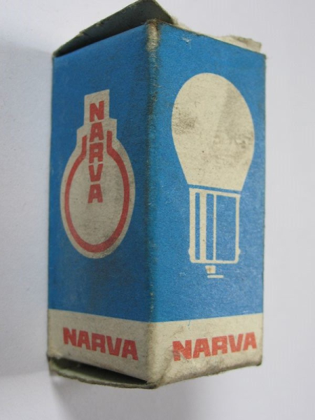 Narva Glühlampe, 12 Volt, 21 Watt, DDR, unbenutzt, #14