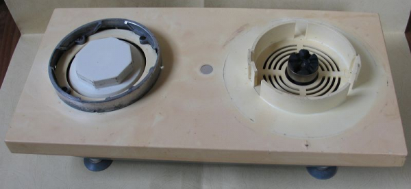 Antriebsplatte, Grundplatte, DDR Küchenmaschine Komet KM8, KM 8