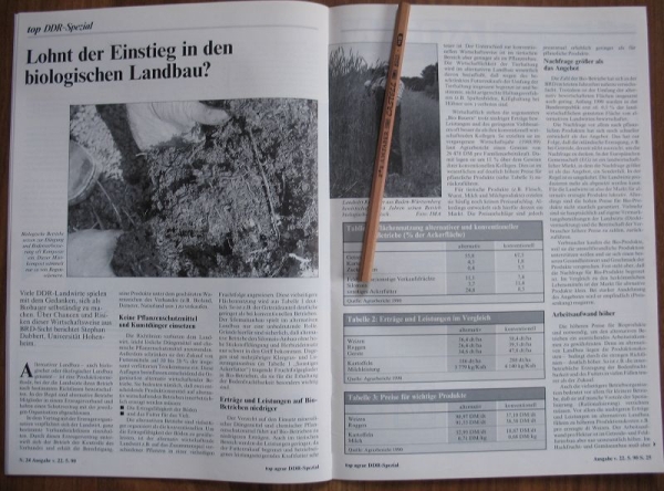 top agrar, 1990, Uwe Schünemann Zeddenick, LPG Osterweddingen, Breesen