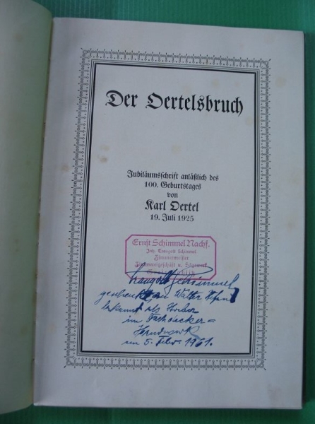 Der Oertelsbruch, Karl Oertel, 1925, Lehesten, Schieferbruch