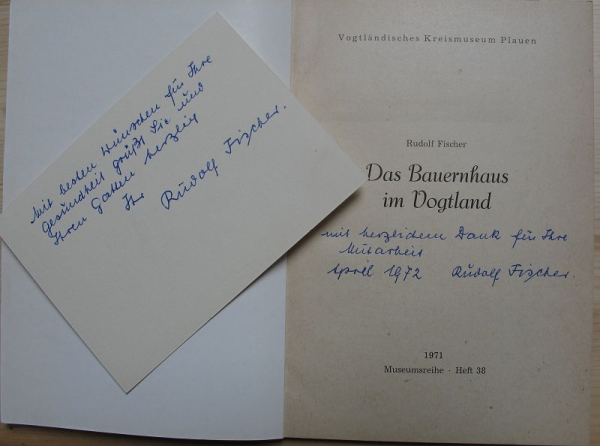 Das Bauernhaus im Vogtland, Rudolf Fischer, DDR 1971, #2