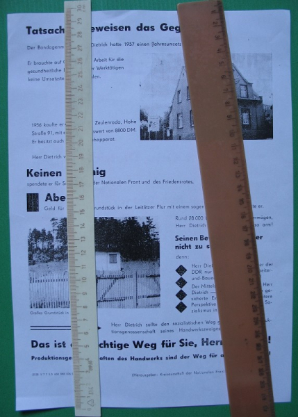 Leitlitz, Lebensmittelkarten, IFA F9