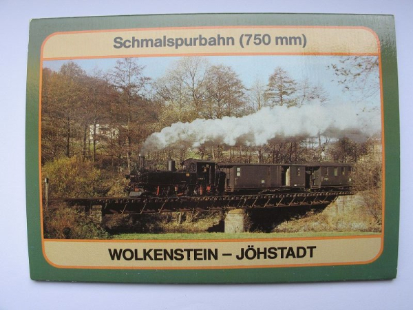 Schmalspurbahn Wolkenstein- Jöhstadt, Ansichtskarten, Postkarten, #332
