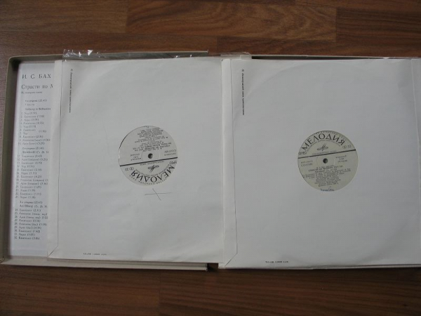 Johann Sebastian Bach, 4 Melodia LP, Matthäus-Passion, #444