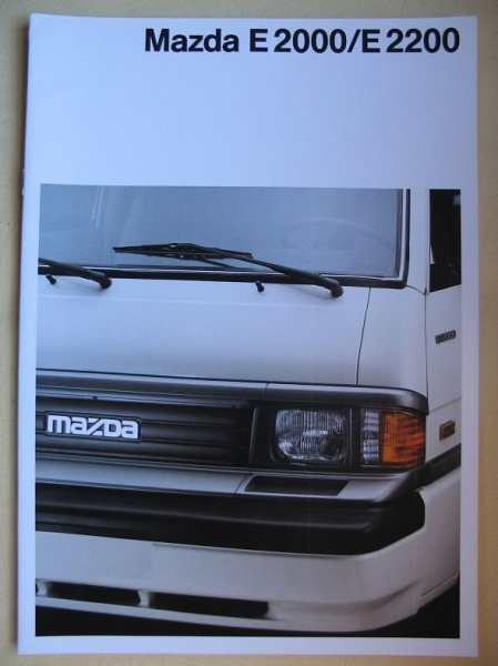 Prospekt Mazda E 2000, 2200, 1989