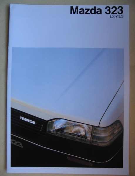 Prospekt Mazda 323 LX, GLX, 1987, #260
