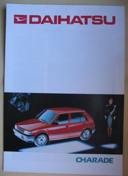 Prospekt Daihatsu Charade, um 1990