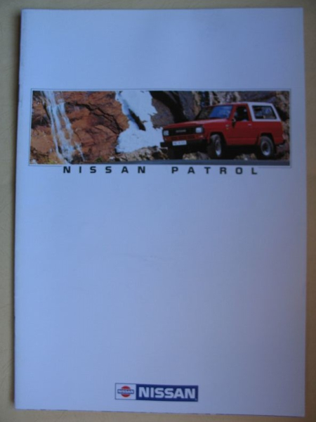Prospekt Nissan Patrol, um 1990, #297