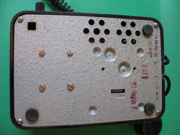 Kurbeltelefon, Bahntelefon, Bakelit, Belogradtschik, #10