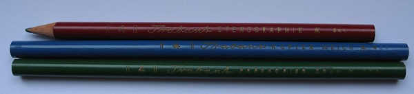 5 x Bleistift, Kopierstift, Saxonia, Phönix, Karl Knobloch, #4