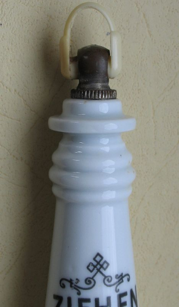 Griff, Ziehen, Wasserspülung, Toilettenzieher, Klozieher, Porzellan, Gründerzeit, #2