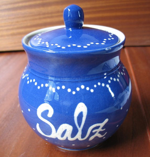 Salztopf, Salz, Bürgel Keramik