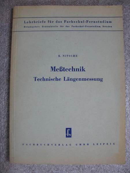 Meßtechnik, Technische Längenmessung, 1954