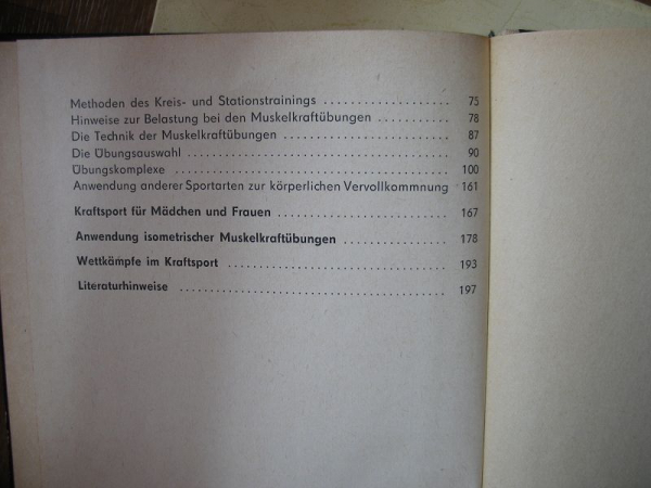 Muskelkraft und Körperformung, Kraftsport, Bodybuilding, DDR 1967