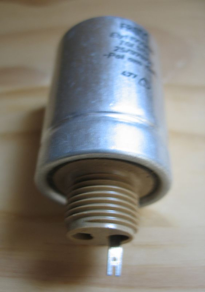 Kondensator, Elko, Frolyt Elyt 1000/80, Freiberg, DDR, #32