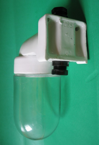 Hoflampe, Glaskolbenlampe, Kellerlampe, 50-er Jahre, #53