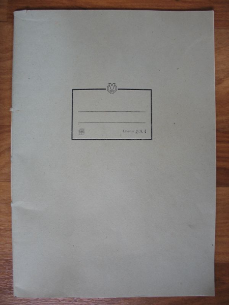 Schulheft, Schreibheft, Hermes, Lineatur g/A 4, unbenutzt, #33