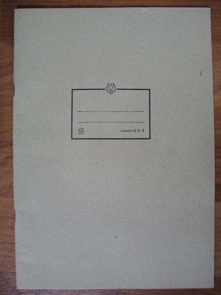 Schulheft, Schreibheft, Hermes, Lineatur d/A 4, unbenutzt, #32