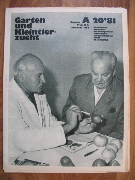 Heft 20/ 1981, Max Blau Erfurt, Gerhard Simon Halle