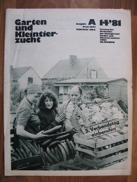 Heft 14/ 1981, Fritz Rother Kolkwitz, Frieda Behrendt Cottbus
