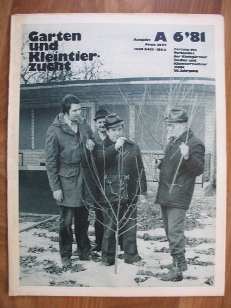 Heft 6/ 1981, Gerhard Alsleben Güsten, Karl-Heinz Fleischer Gera
