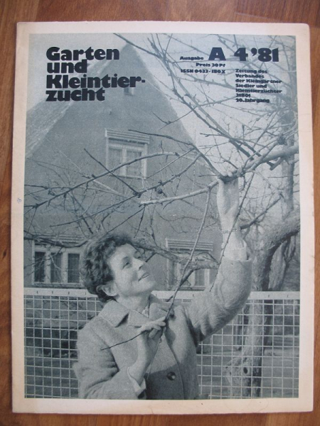 Heft 4/ 1981, Ingrid Ott, Birkenstein Kreis Strausberg