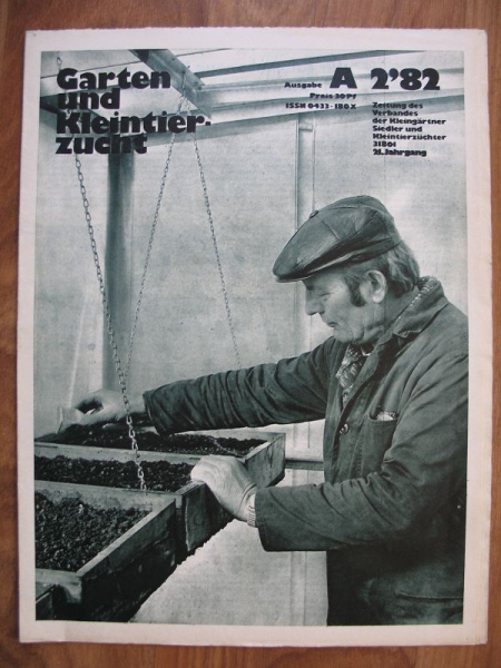 Heft 2/ 1982, Harry Leichsenring Zwickau, Siedlersparte Röddelin