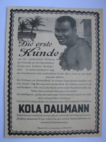 Kola Dallmann, Inserat 1929 #1