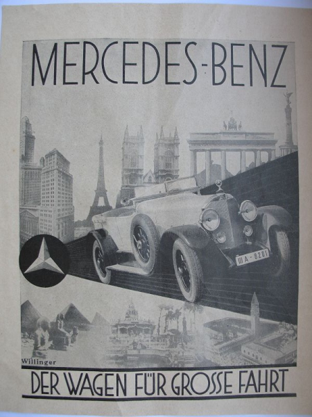 Mercedes- Benz, Der Wagen für große Fahrt, 1928 #13
