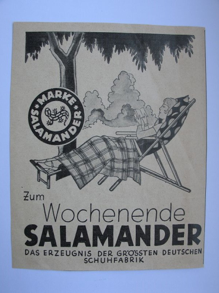 Salamander Schuhe, Inserat 1928 #13
