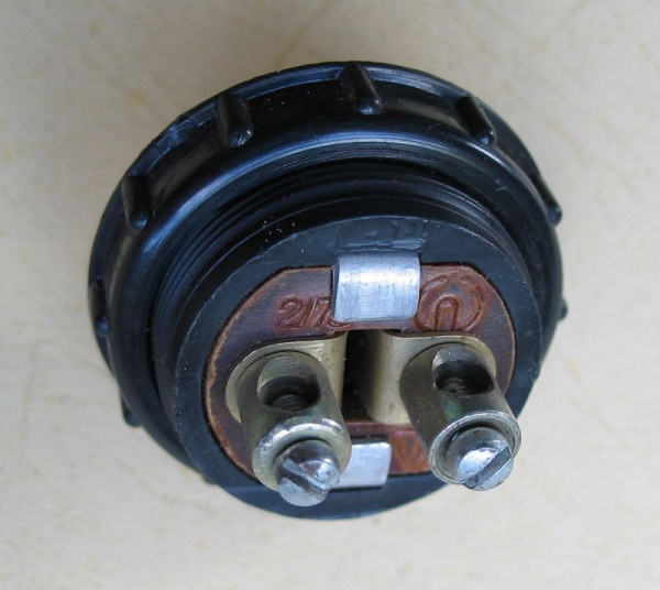 Anlaß- Druckknopfschalter, VEB Fahrzeugelektrik Pirna, SK/4, #15