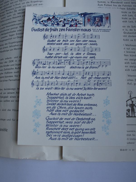 Erzgebirgsweihnacht 1982 und 1989, Erzgebirgsensemble Schlema