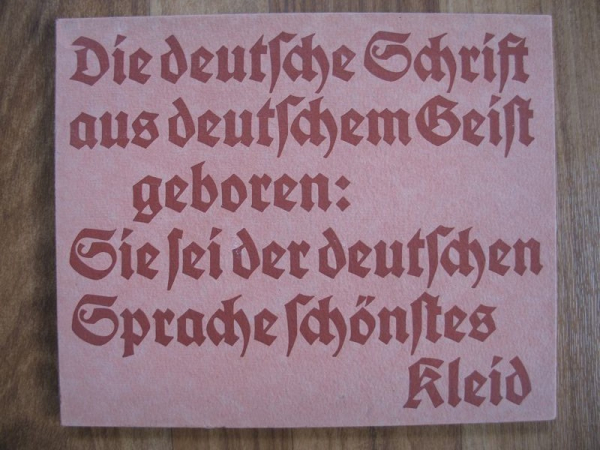 Deutsche Druckschriften nach Zeichnungen deutscher Künstler, um 1930