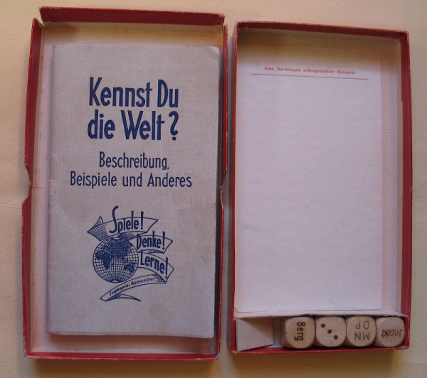 Kennst Du die Welt?, Johannes Gerstäcker Holzhau, Spiel DDR 1951