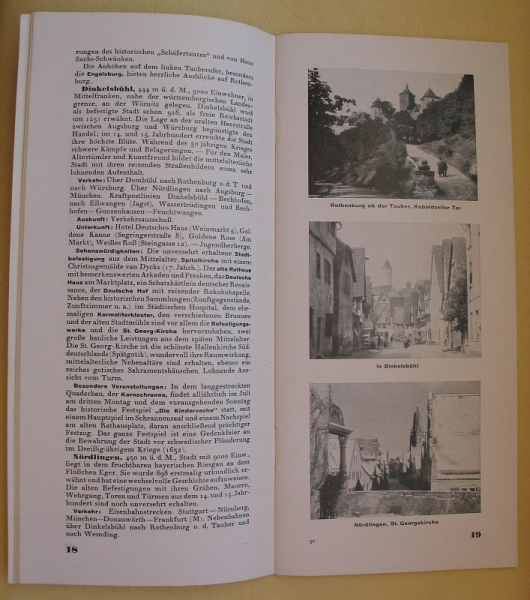 Nürnberg und Franken, Bayerische Ostmark, Reichsbahnzentrale, 30-er Jahre