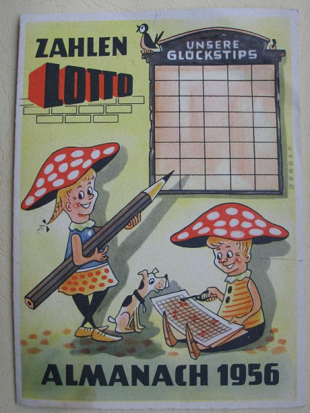 Zahlen-Lotto Almanach, DDR 1956