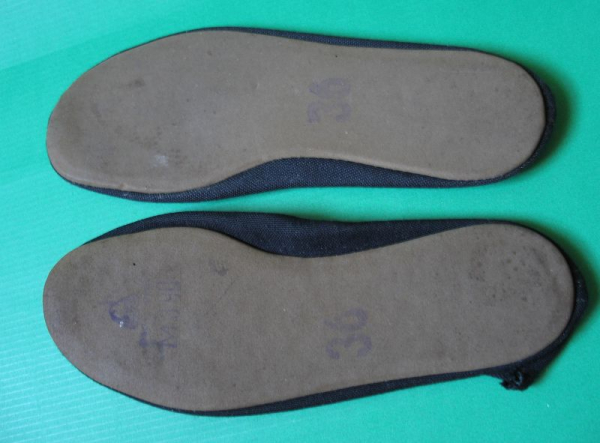 Turnschuhe, Gymnastikschuhe DDR, 70-er Jahre