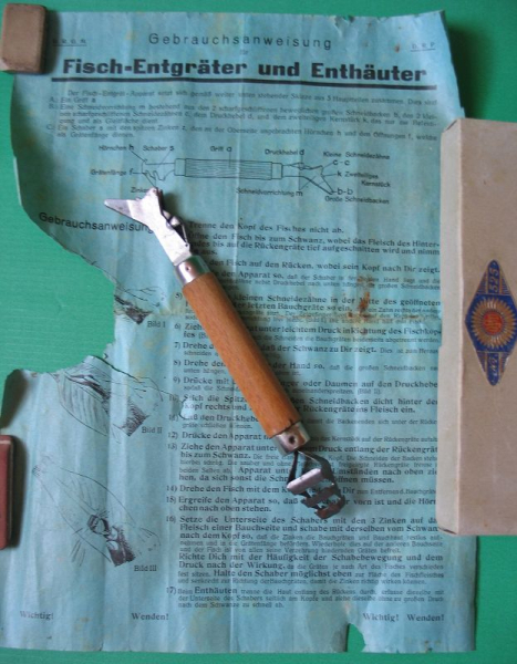 Fisch- Entgräter und Enthäuter, 30-er Jahre