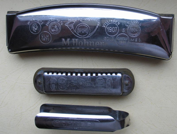 Mundharmonika Hohner Spiel & Sport, Piccoletta, um 1900